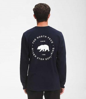 Tricko The North Face Bear NSE Panske Námornícka Modrá | 6340192-BR
